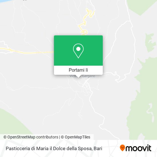 Mappa Pasticceria di Maria il Dolce della Sposa