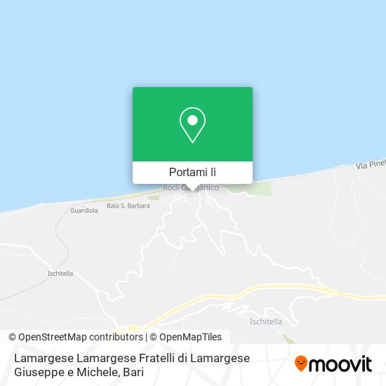 Mappa Lamargese Lamargese Fratelli di Lamargese Giuseppe e Michele
