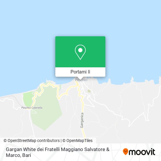 Mappa Gargan White dei Fratelli Maggiano Salvatore & Marco