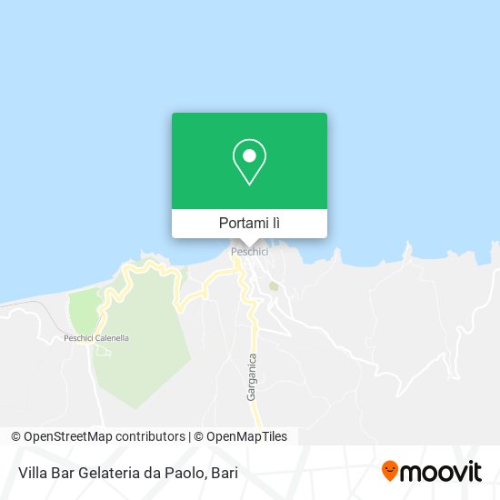 Mappa Villa Bar Gelateria da Paolo