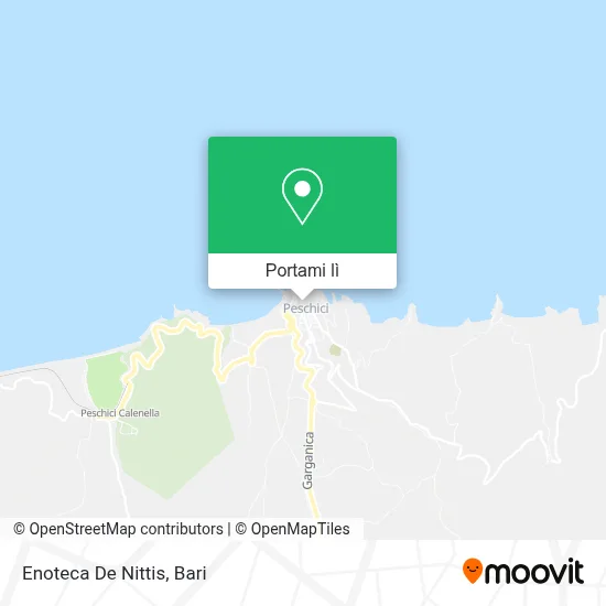 Mappa Enoteca De Nittis