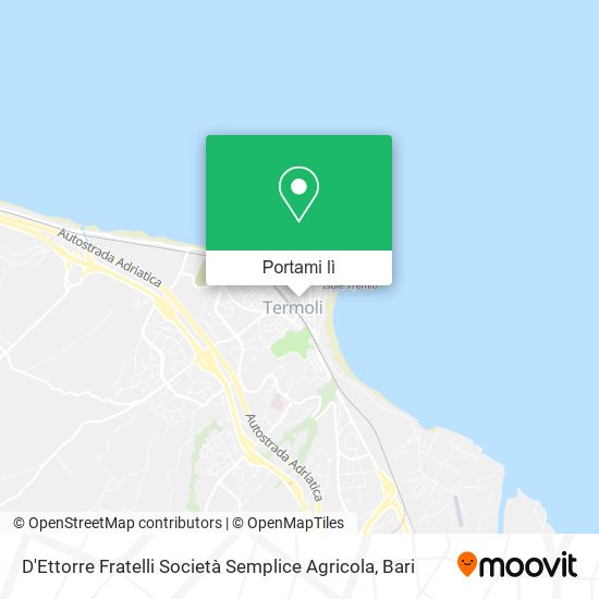 Mappa D'Ettorre Fratelli Società Semplice Agricola