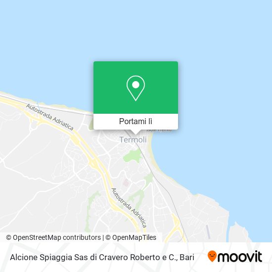 Mappa Alcione Spiaggia Sas di Cravero Roberto e C.