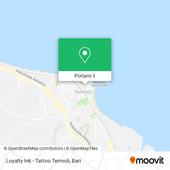 Mappa Loyalty Ink - Tattoo Termoli