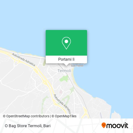 Mappa O Bag Store Termoli