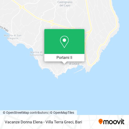 Mappa Vacanze Donna Elena - Villa Terra Greci