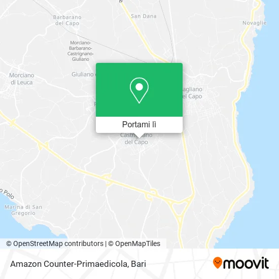 Mappa Amazon Counter-Primaedicola