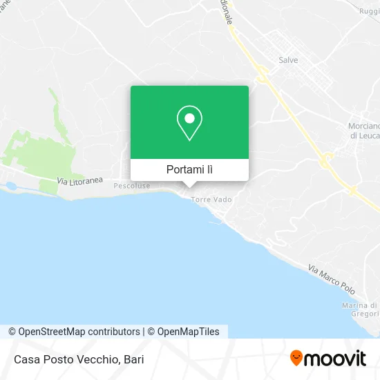 Mappa Casa Posto Vecchio