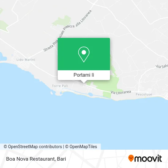 Mappa Boa Nova Restaurant