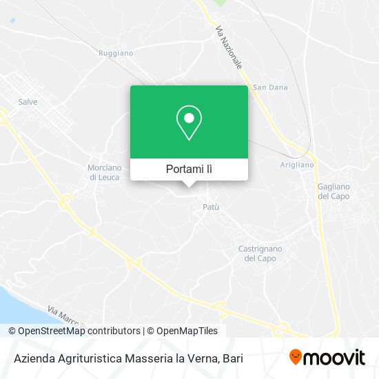 Mappa Azienda Agrituristica Masseria la Verna