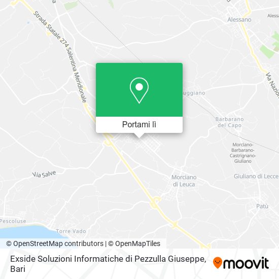Mappa Exside Soluzioni Informatiche di Pezzulla Giuseppe