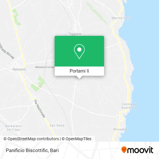 Mappa Panificio Biscottific