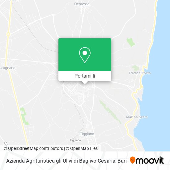 Mappa Azienda Agrituristica gli Ulivi di Baglivo Cesaria