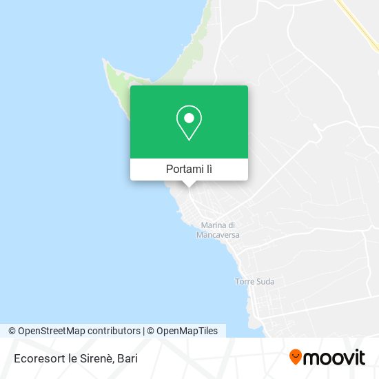 Mappa Ecoresort le Sirenè