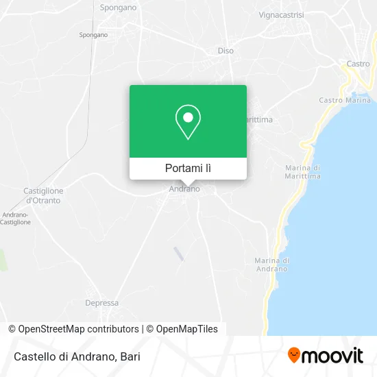 Mappa Castello di Andrano
