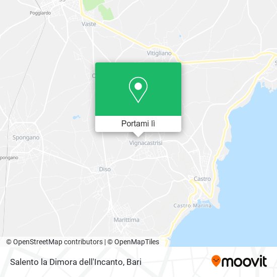 Mappa Salento la Dimora dell'Incanto