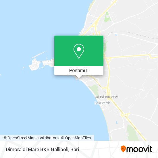 Mappa Dimora di Mare B&B Gallipoli