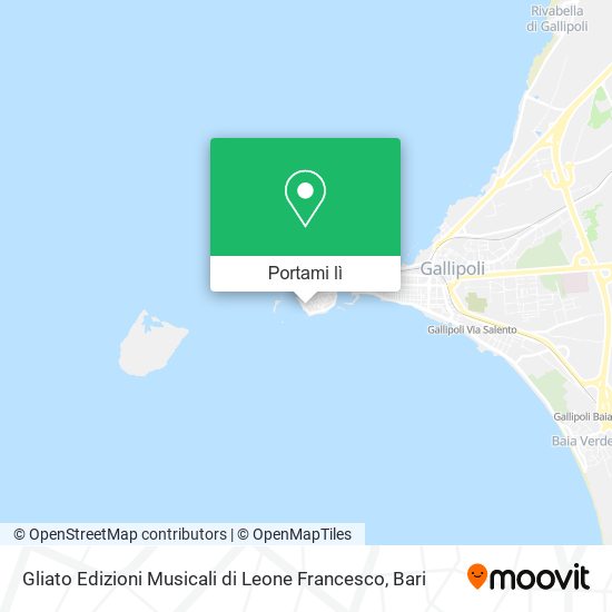 Mappa Gliato Edizioni Musicali di Leone Francesco