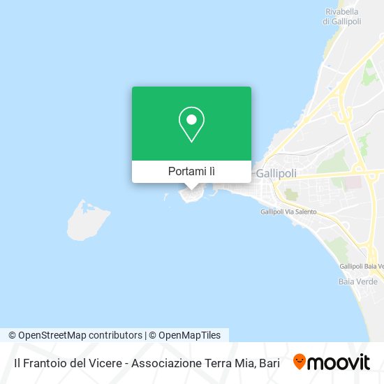 Mappa Il Frantoio del Vicere - Associazione Terra Mia
