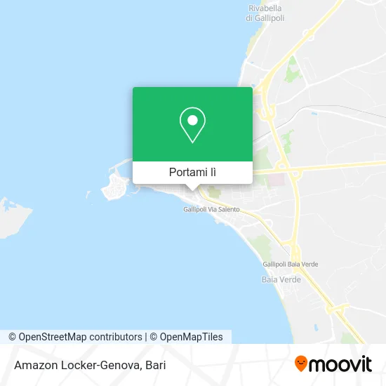 Mappa Amazon Locker-Genova