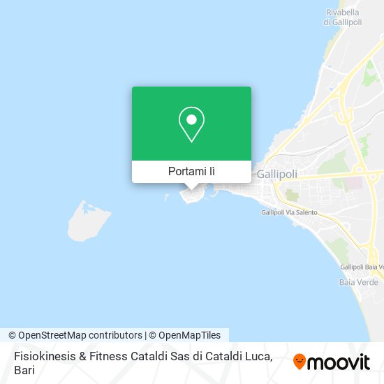 Mappa Fisiokinesis & Fitness Cataldi Sas di Cataldi Luca