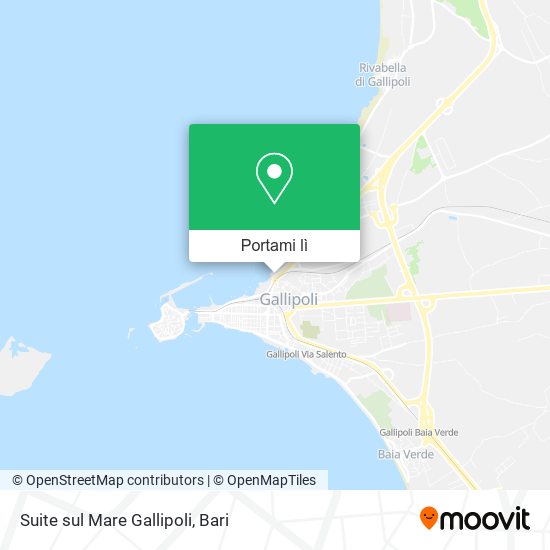 Mappa Suite sul Mare Gallipoli