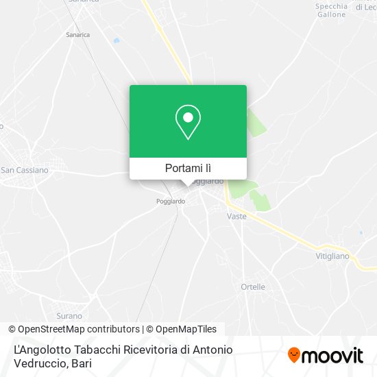 Mappa L'Angolotto Tabacchi Ricevitoria di Antonio Vedruccio