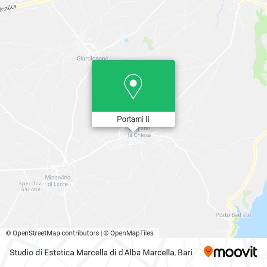 Mappa Studio di Estetica Marcella di d'Alba Marcella