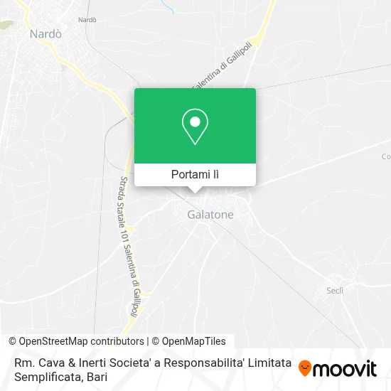 Mappa Rm. Cava & Inerti Societa' a Responsabilita' Limitata Semplificata