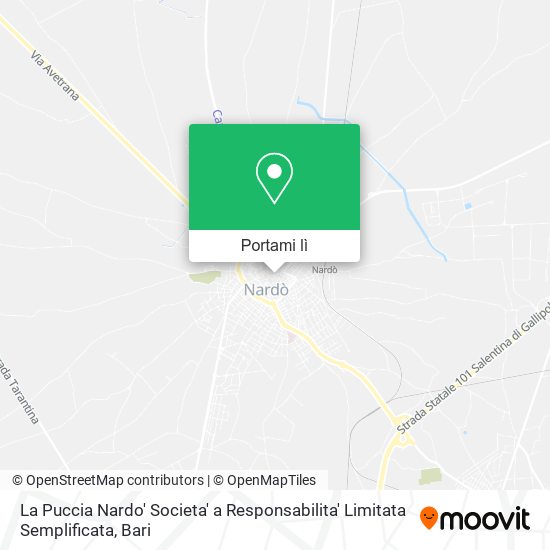 Mappa La Puccia Nardo' Societa' a Responsabilita' Limitata Semplificata