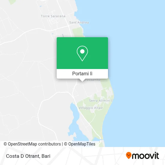 Mappa Costa D Otrant