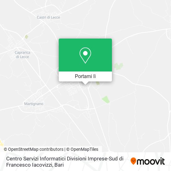 Mappa Centro Servizi Informatici Divisioni Imprese-Sud di Francesco Iacovizzi