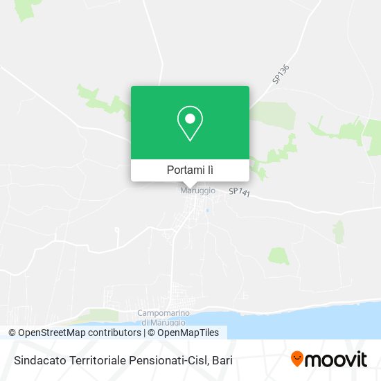 Mappa Sindacato Territoriale Pensionati-Cisl