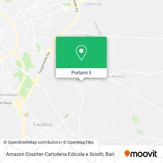 Mappa Amazon Counter-Cartoleria Edicola e Sciolti