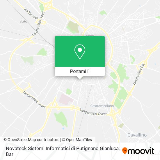 Mappa Novateck Sistemi Informatici di Putignano Gianluca