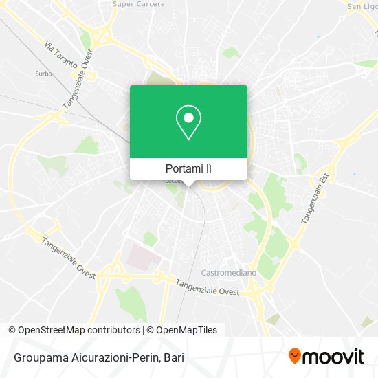 Mappa Groupama Aicurazioni-Perin