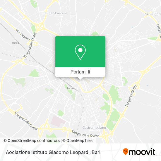 Mappa Aociazione Istituto Giacomo Leopardi