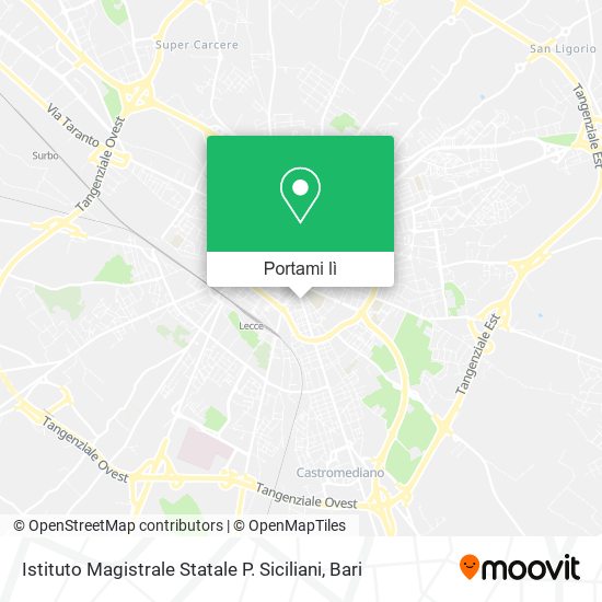 Mappa Istituto Magistrale Statale P. Siciliani