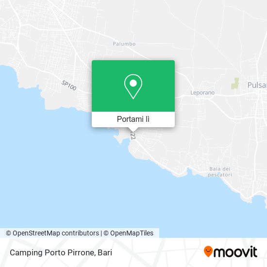 Mappa Camping Porto Pirrone