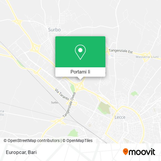 Mappa Europcar