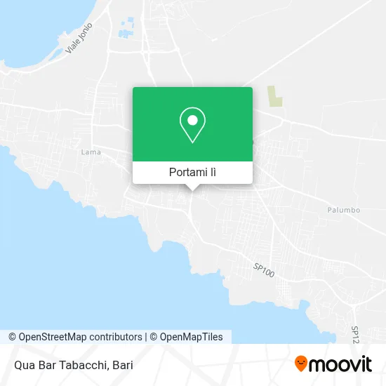 Mappa Qua Bar Tabacchi
