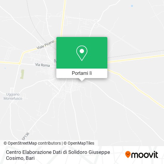 Mappa Centro Elaborazione Dati di Solidoro Giuseppe Cosimo