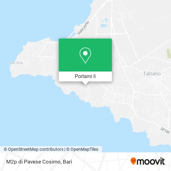 Mappa M2p di Pavese Cosimo