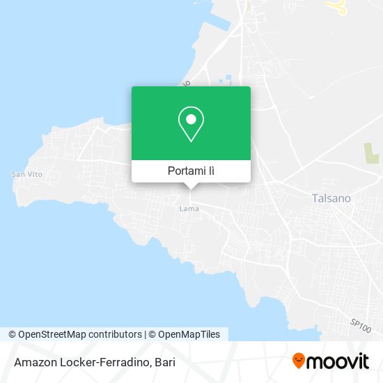 Mappa Amazon Locker-Ferradino