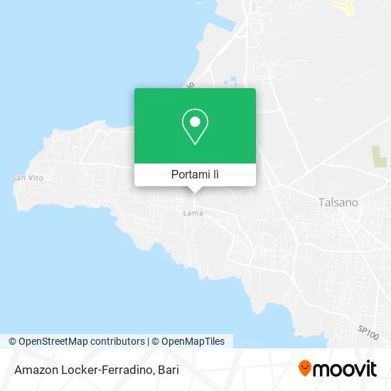 Mappa Amazon Locker-Ferradino
