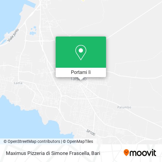 Mappa Maximus Pizzeria di Simone Frascella