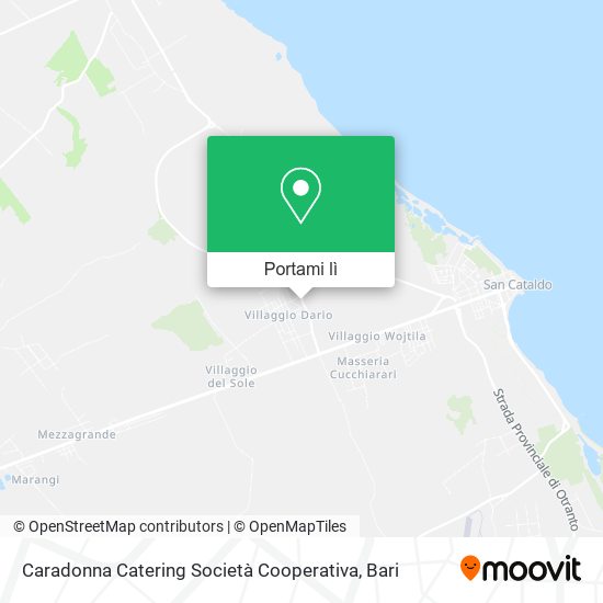 Mappa Caradonna Catering Società Cooperativa