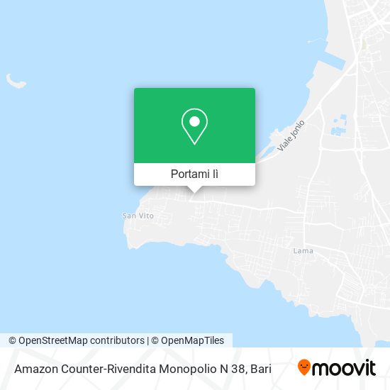 Mappa Amazon Counter-Rivendita Monopolio N 38