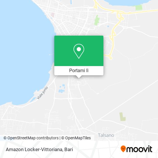 Mappa Amazon Locker-Vittoriana