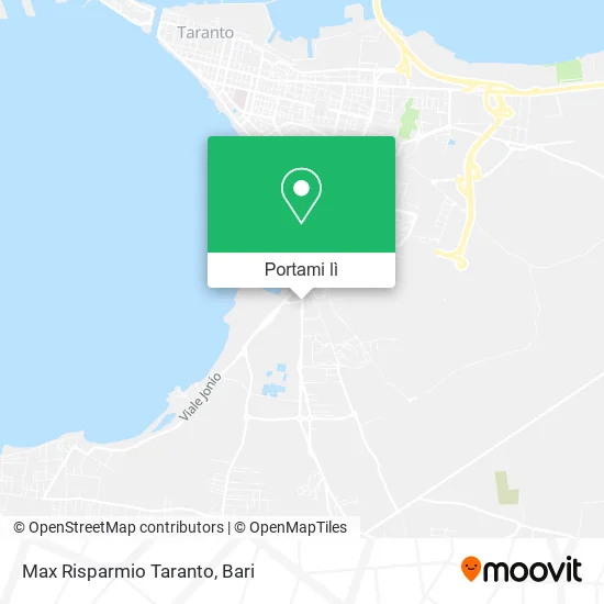 Mappa Max Risparmio Taranto